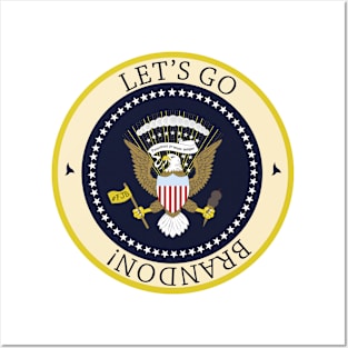 Let's Go Brandon presidential seal Posters and Art